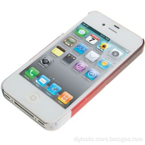 Santa Claus Pattern Smooth Surface Plastic Protective Case for iPhone 4 and 4S